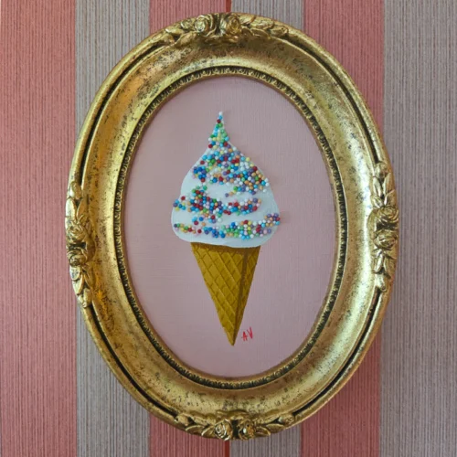 Originele-Kunst-van-Streken-Van-Agnes-Soft-IJsje